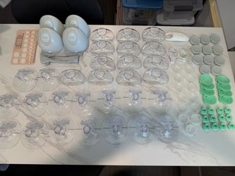 ULTIMATE ELVIE BREAST PUMP BUNDLE – 4 PUMPS + HUGE COLLECTION OF EXTRAS!