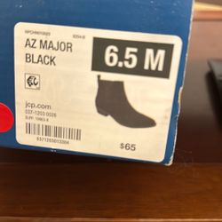 Black suede short boots for sale