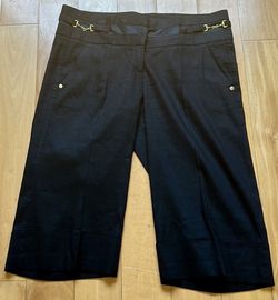 Bebe Linen Capris Pants