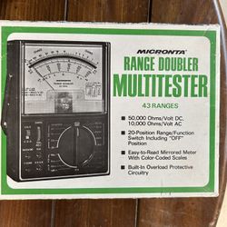 Micronta Range Doubler Multi tester 