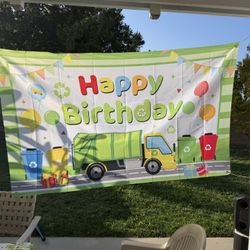 Trash truck Party Decorations