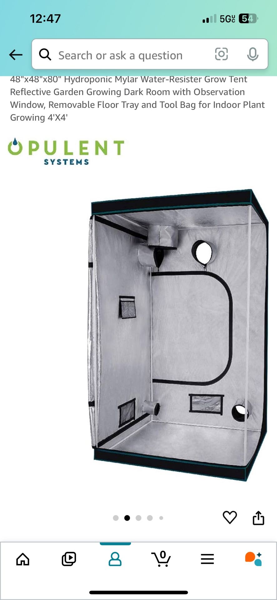 Grow Tent and Lights