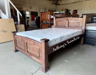 Full bed and mattress
