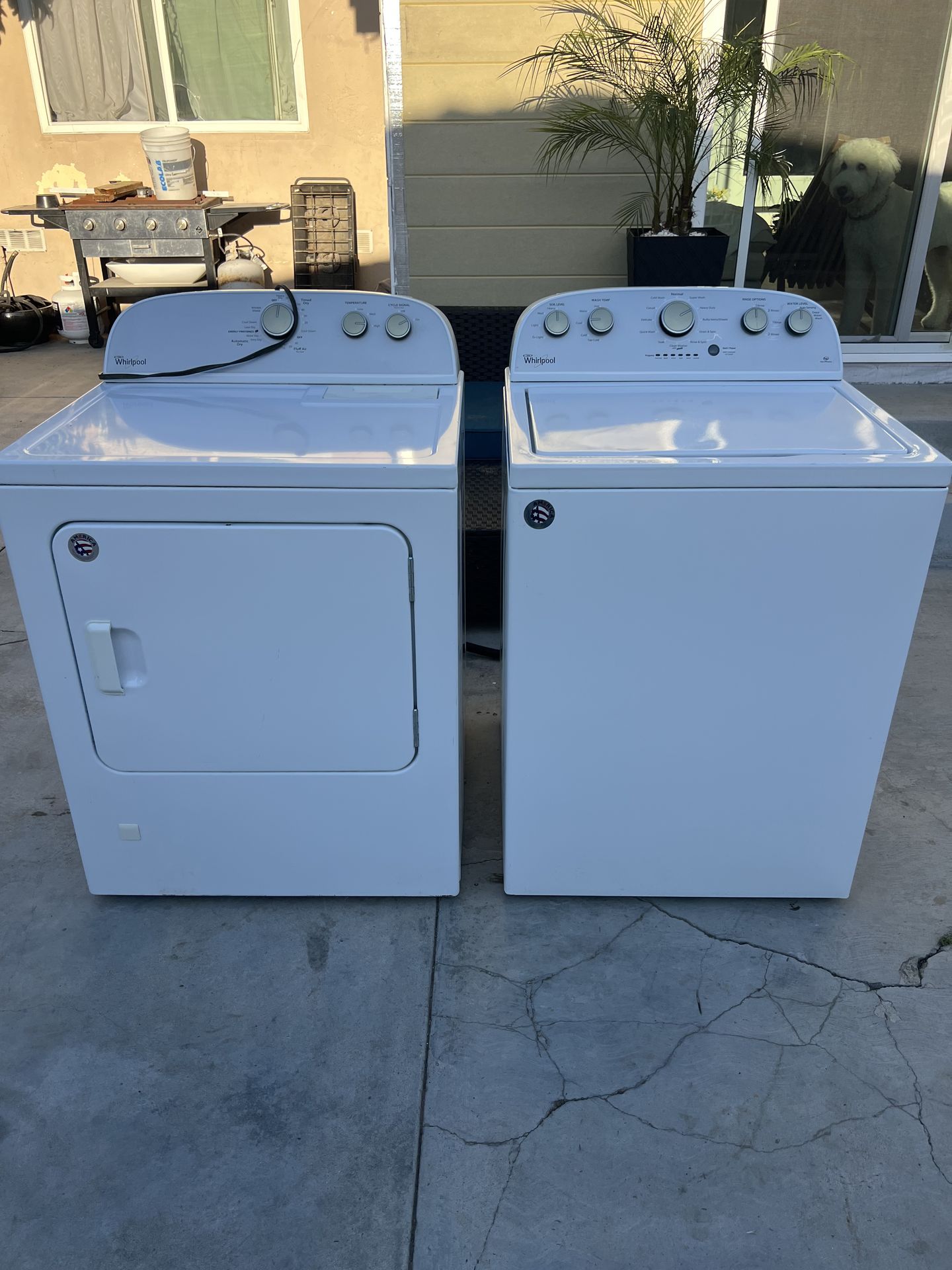 Whirlpool He washer and dryer set