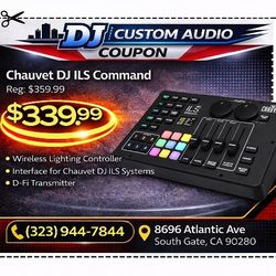 Chauvet DJ ILS Command Wireless D-Fi Controller Interface For ILS Lights 🚨 Payment Options Available 🚨 No Credit Needed 🚨 