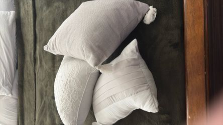 Three Small Decorative Pillows