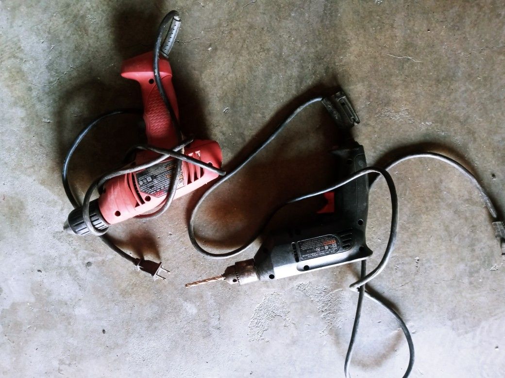 2 Electric Drills