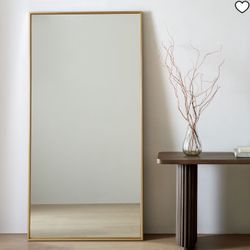 West Elm Metal Frame Floor Mirror 