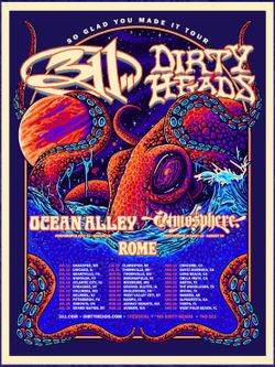 Dirty Heads & 311 Tickets x4