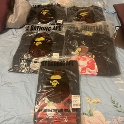 Multiple Bape Tees For Sale