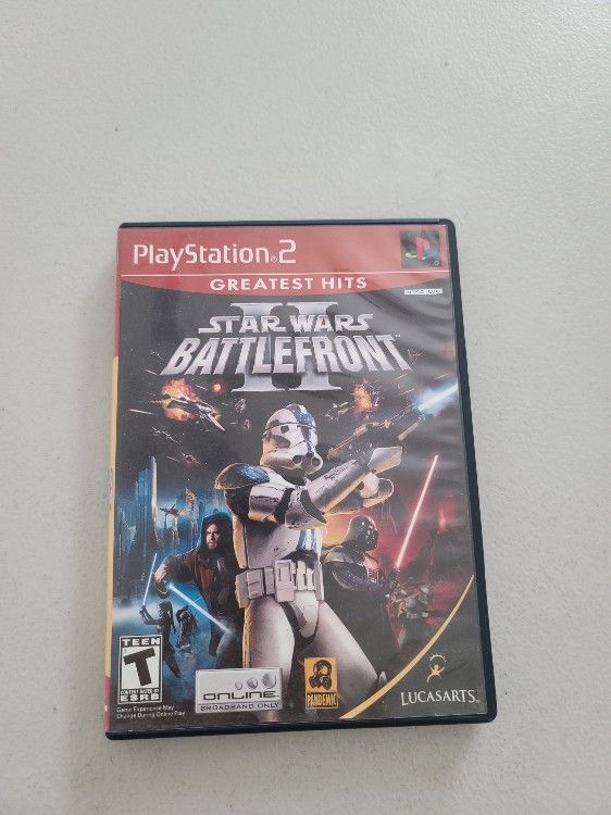 Star Wars Battlefront 2 II PlayStation 2 PS2 Video Game