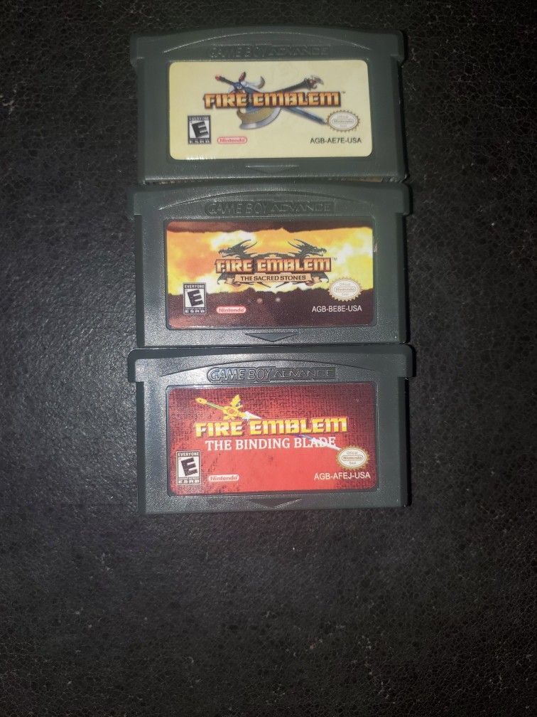 Fire Emblem Sacred Stones Binding Blade GBA Game Cartridge Gameboy Advance