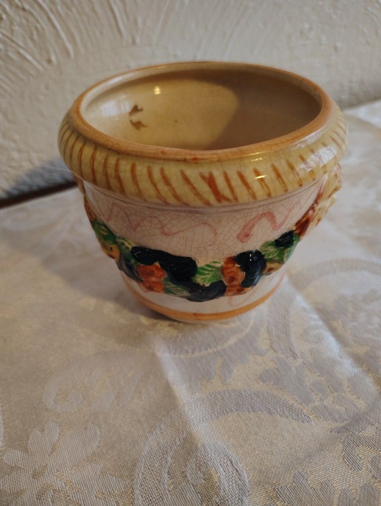 Small Vintage Planter Made In Japan 4inches Tall 6 Inc Wide