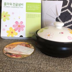 unavailable WFlower Casserole Pot. Please see all the pictures