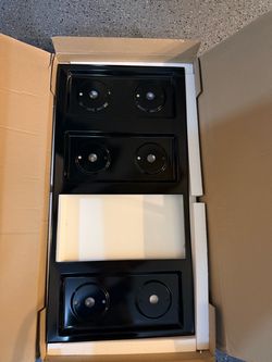 NEW Viking 48" Range Main Top Cooktop Surface (Black Porcelain) - Part # E(contact info removed)BK