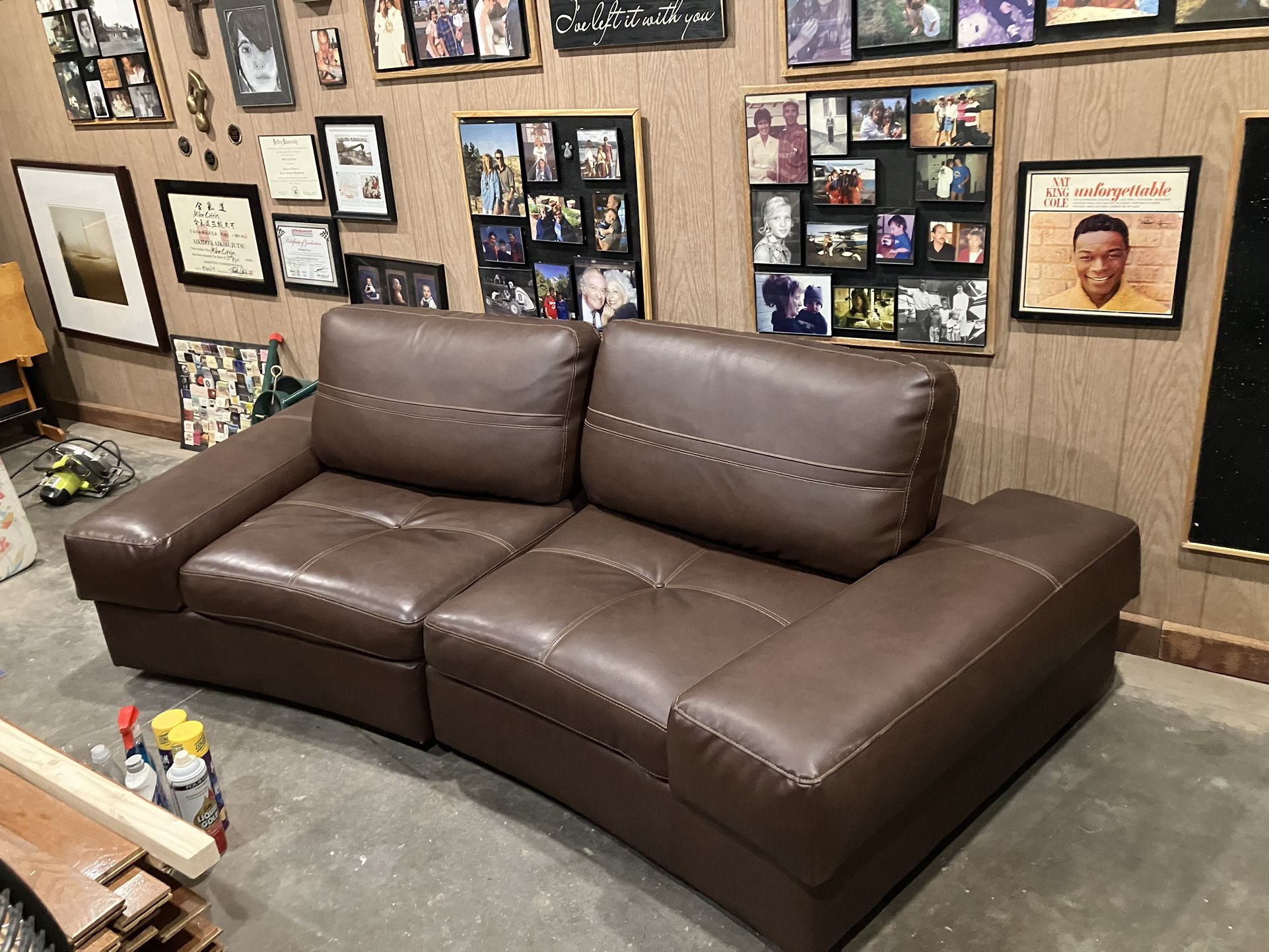 8ft Couch Leather 
