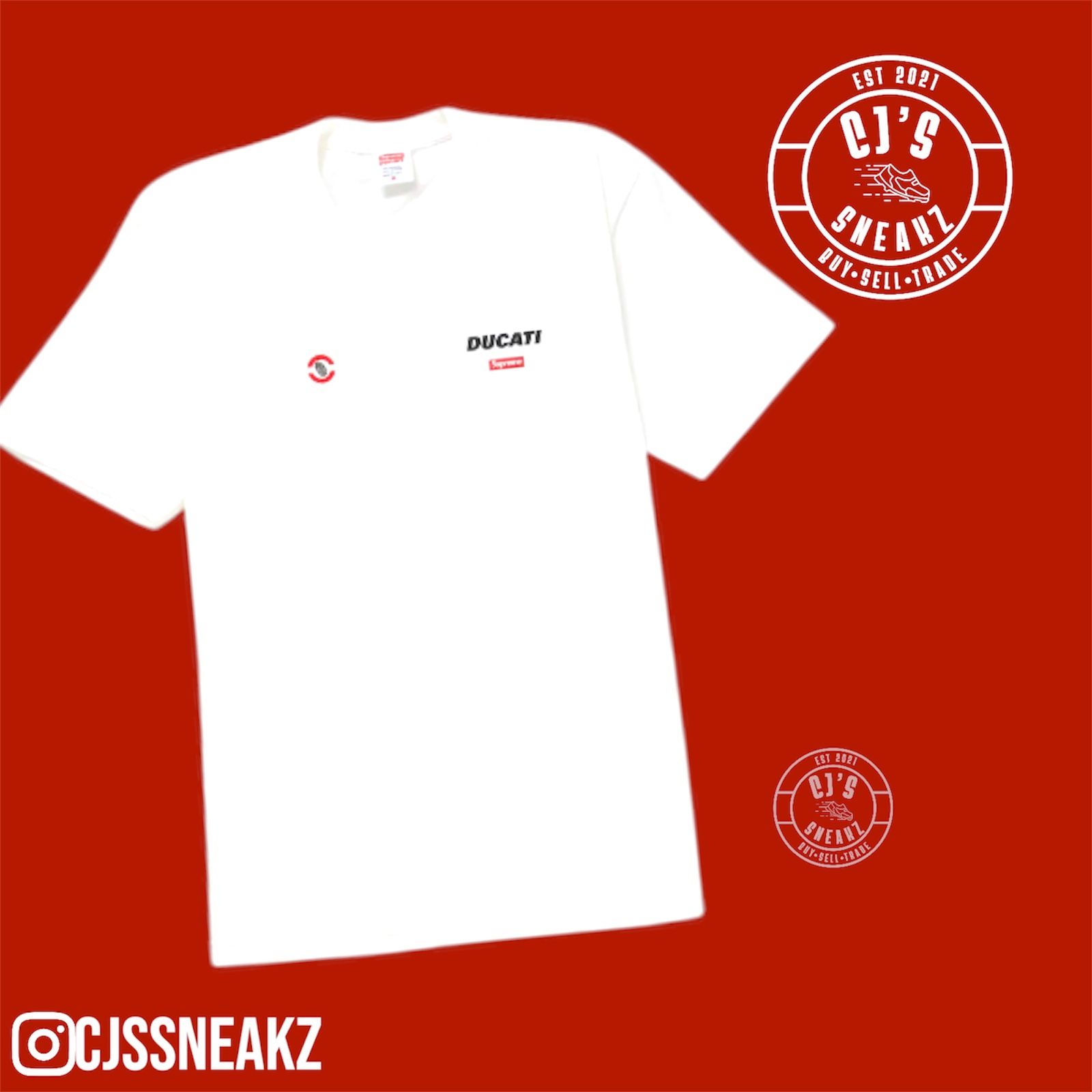 トップス Supreme 24SS Ducati Logos Tee White M Supreme シュプリーム 24SS × Ducati Logos Tee White ドゥカティ ロゴ