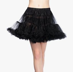 Women's Layered Tulle Petticoat - One Size