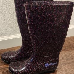 Disney Descendants Girls Rain Boots Size 4 $20