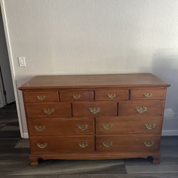 Vintage Solid Wood Dresser 