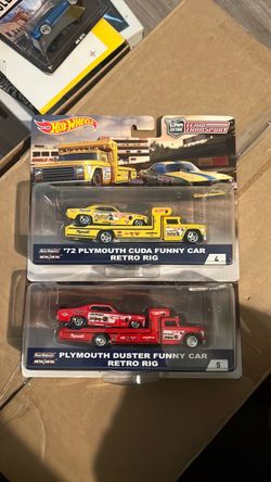 Hot Wheels Team Transport Plymouth 2-Pack