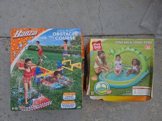 Dino Kids Pool & Banzai Aqua Water Blast $10 ea. Brand New (Price Is Firm)