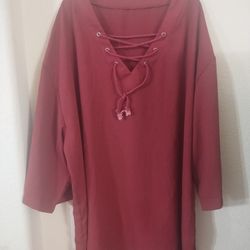 3XL - 27.5"W. Boohoo Tunic Top