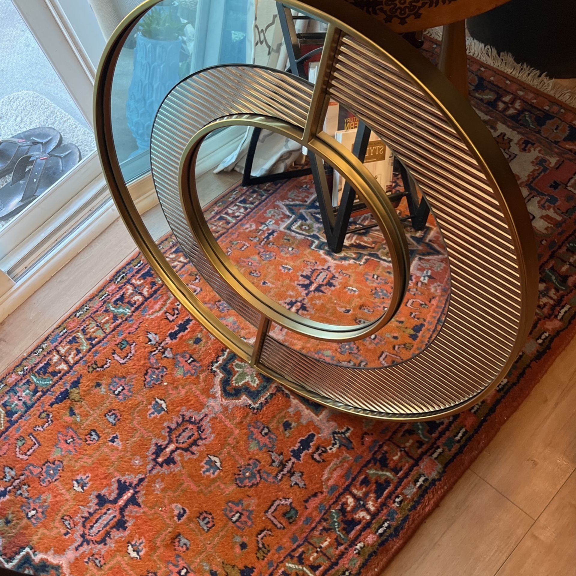 MCM Eclisse Round Mirror By William Sonoma