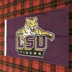 Brand new LSU Tigers banner flag