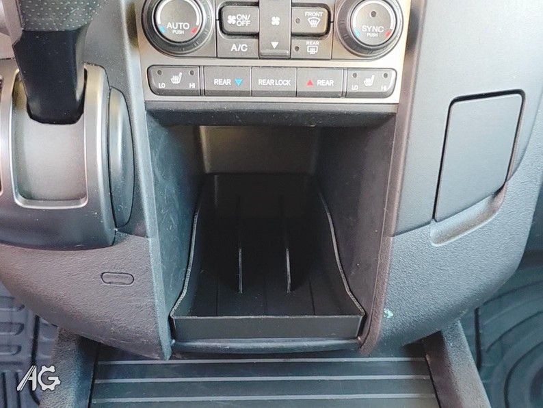 Honda pilot second generation 2009 2010 2011 2012 2013 2014 2015 Dashboard console open storage black insert organizer tray accessory cubby