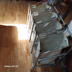 4 Pocket Laundry Hamper 