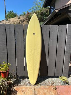 Keel Fin Surfboard shaped by Los Angeles artist