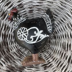 Handmade Wooden Chicken Rooster