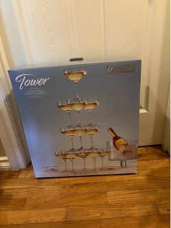 Tower Champagne Coup Glasses
