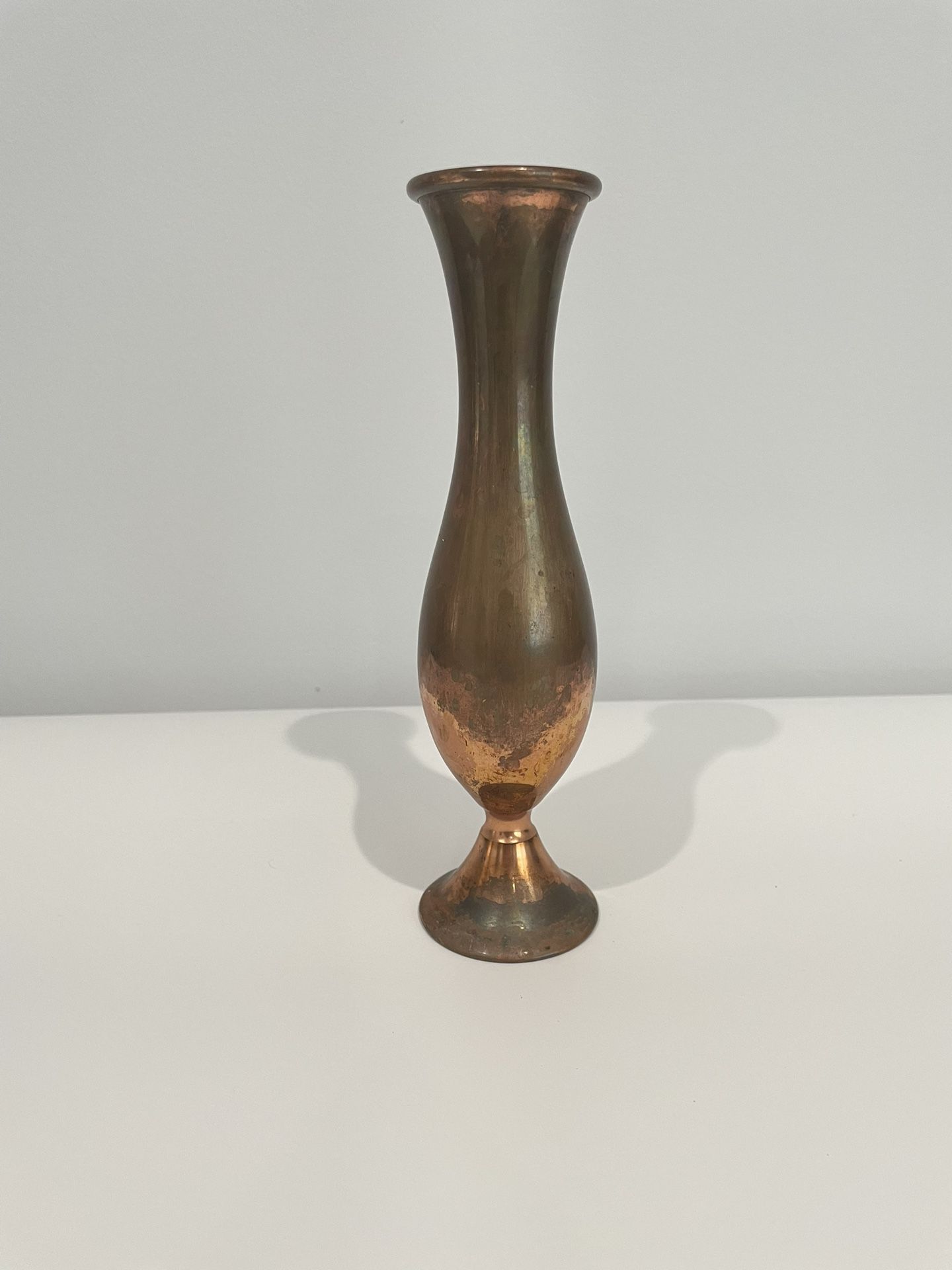 Copper Vase With Patina 