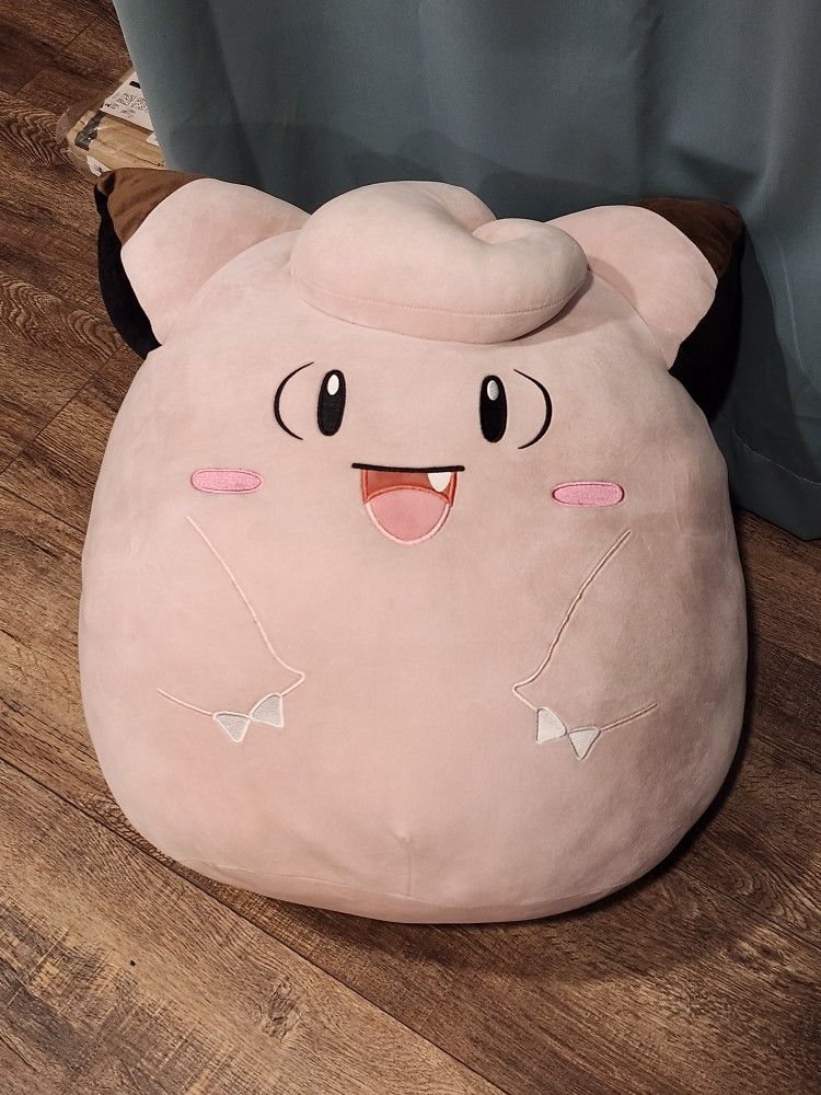 Clefairy Pokémon Squishmallow Giant