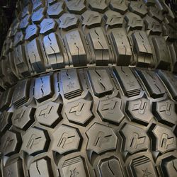 4 LIKE NEW TIRES LT37-13-50R22" 12 PLY TIRES $1300