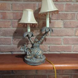 Decorative Table Lamp - Indian Elephant Motif