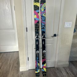 SURFACE NINE LIFE SKIS WITH BINDINGS 173cm