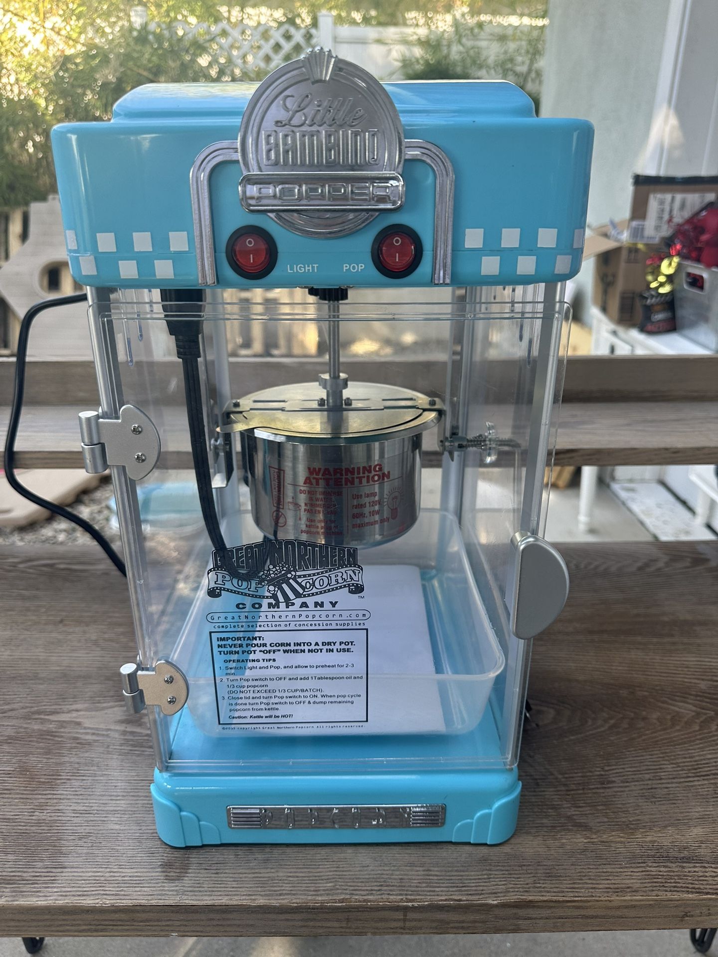 Little Bambino Popcorn Popper