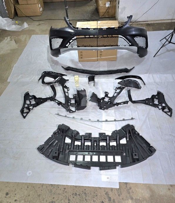 Mercedes Benz S Class Front Bumper complete S63 AMG style for s550 s450 s63 2014-2017 W222