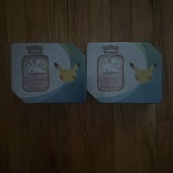 Pokemon 30th celebration Tins