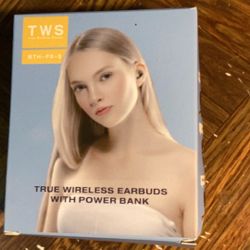 TWS TBS F9 V5.1 True Wireless Smart Touch Earbuds with Power Bank to charge