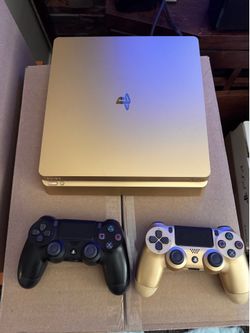 Sony PS4 PlayStation 4 Slim Limited Edition 1TB GOLD Console