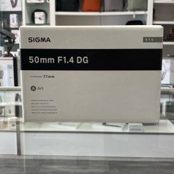Sigma 50mm F1.4 Canon