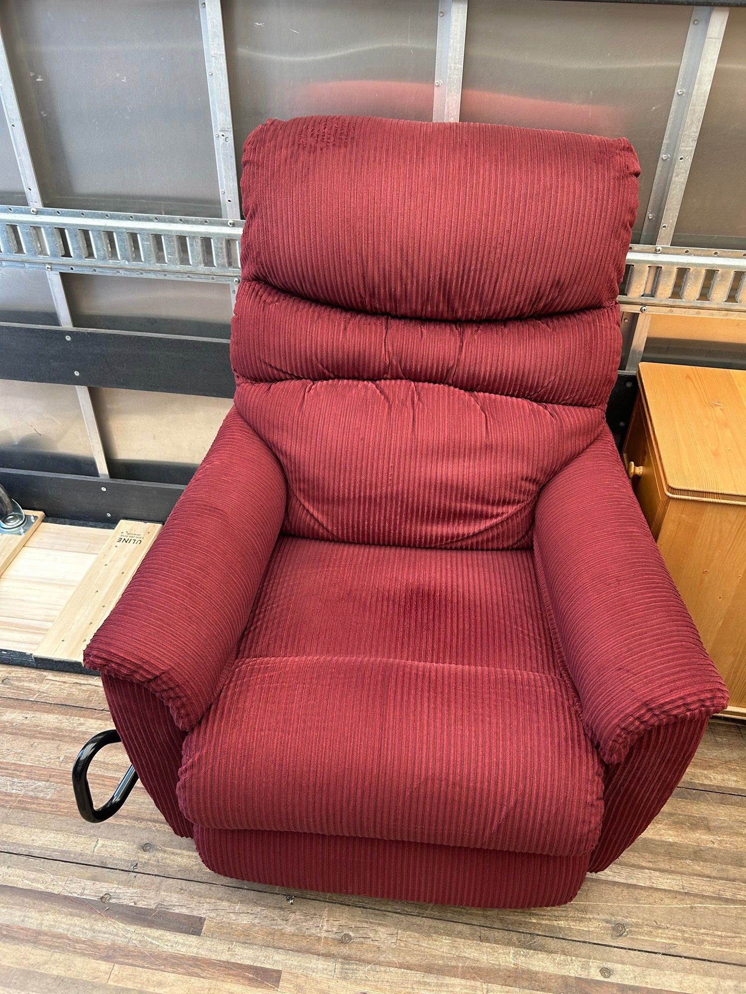 Wine-Red LazyBoy Recliner