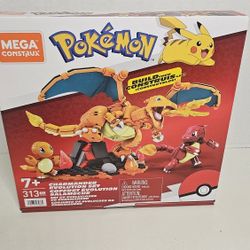 Mega Pokemon Charmander Evolution Building Set 