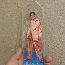 Solid Gold Elvis Bookmark 
