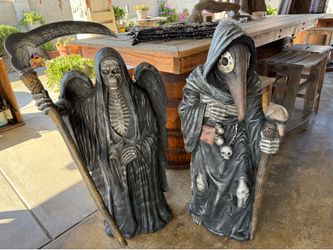 Halloween Dr plague and Santa Muerte