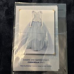 Disney D23 Postcard Set (4) Cinderella Costumes: Brandy, Lily James, Anna Kendrick, Jessy Schram